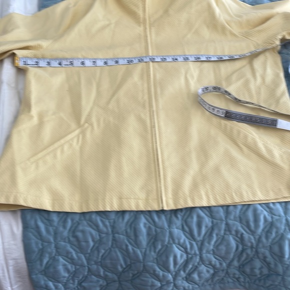 Eileen Fisher yellow zip front jacket size extra large - Picture 4 of 8
